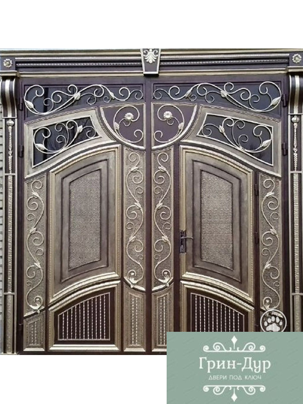Алюминиевая тамбурная дверь-40