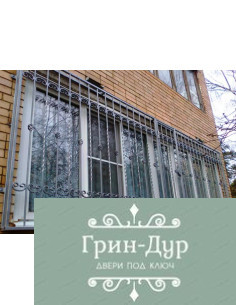 Металлическая решетка на балкон RBL-042