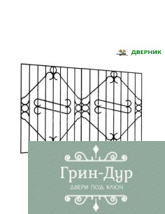 Решетка для лоджии металлическая RBL-009