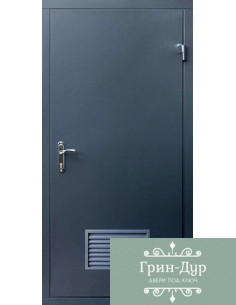 Техническая дверь с решеткой TH-016