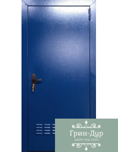 Техническая дверь с вентиляционной решеткой TH-017