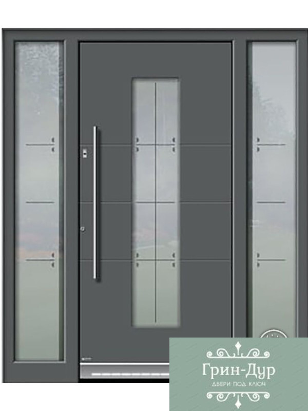Тамбурная дверь со стеклом-50