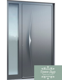 Тамбурная дверь со стеклом-55