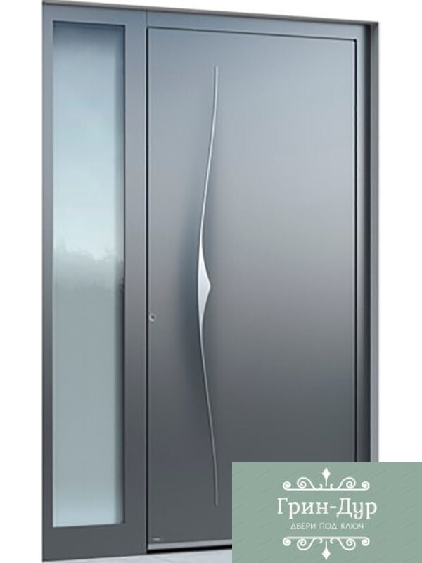 Тамбурная дверь со стеклом-55