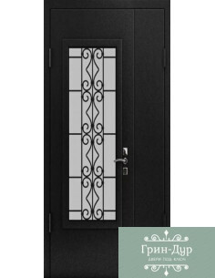 Стальная дверь с зеркалом-62