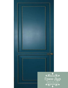Синяя входная дверь - 12