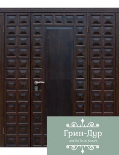 Дверь для коттеджа массив дуба KT-089