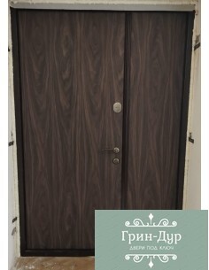 Двери в коттедж утепленная металлофиленка - KT-0386 2