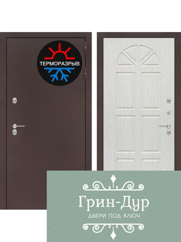 Дверь металлическая с терморазрывом TR-015