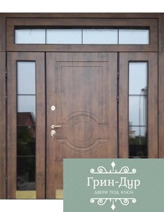 Дверь в коттедж входная с терморазрывом полотна и коробки KT-096